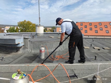 Bitumenes tetőszigetelés javítás